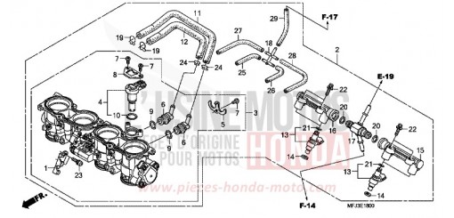 CORPO FARFALLATO CBR600RAA di 2010